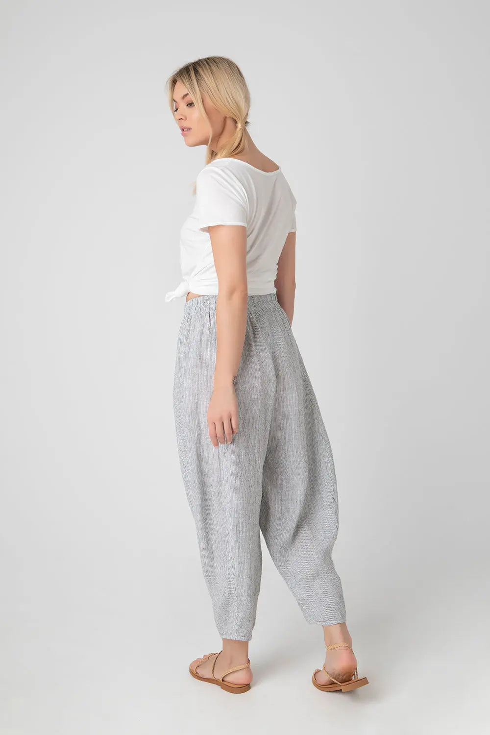 Ankle Linen Pants NIMAconcept