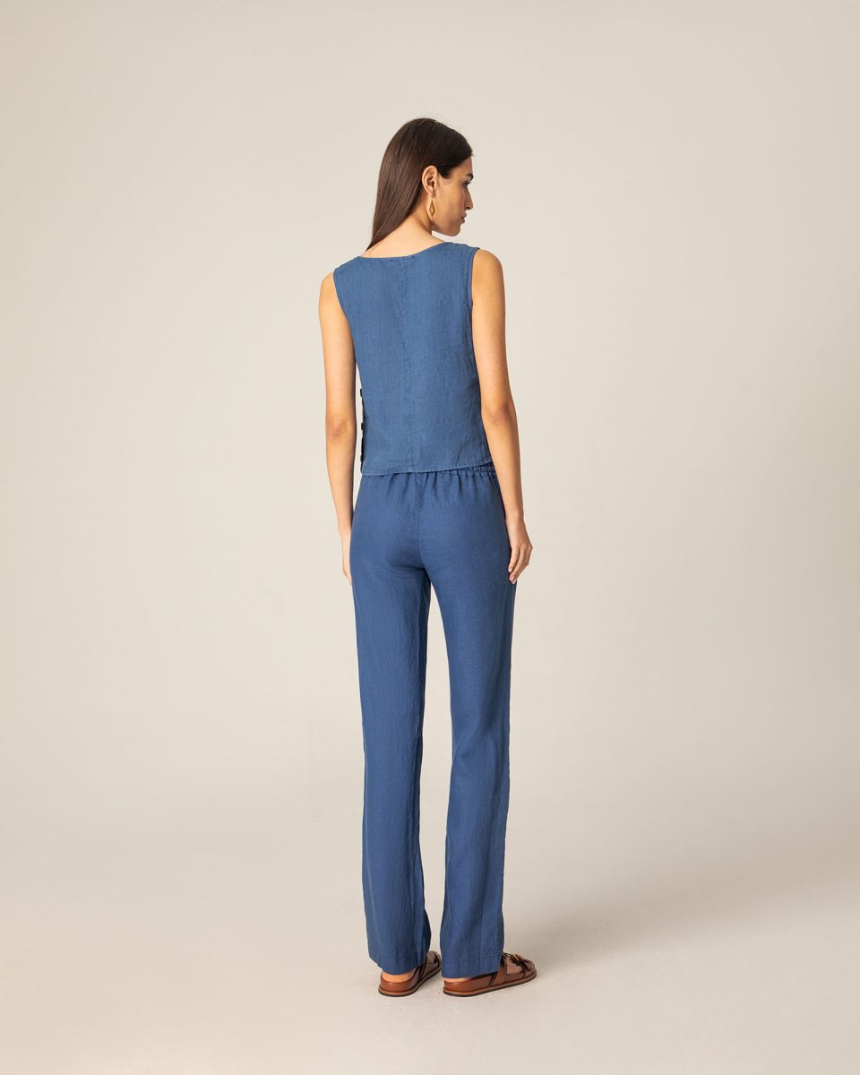 Linen Slim Fit Pants