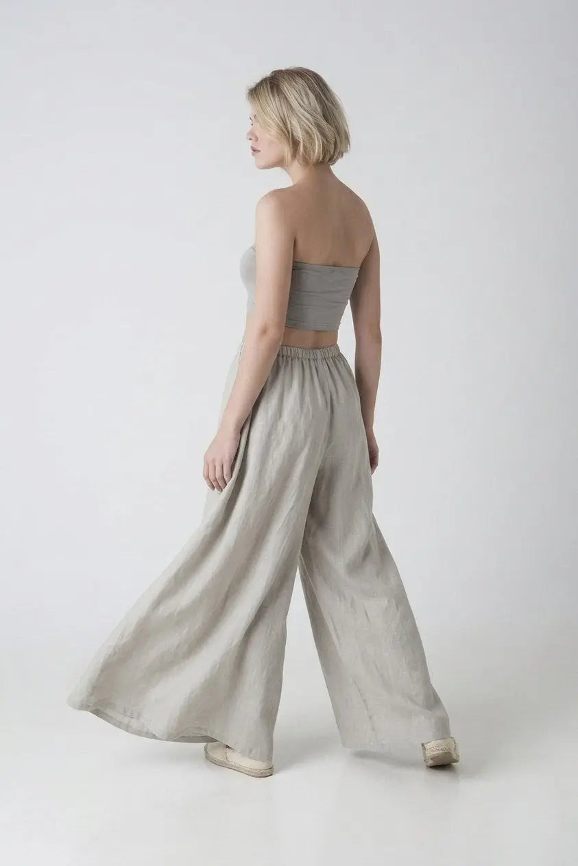 Palazzo Linen Pants NIMAconcept