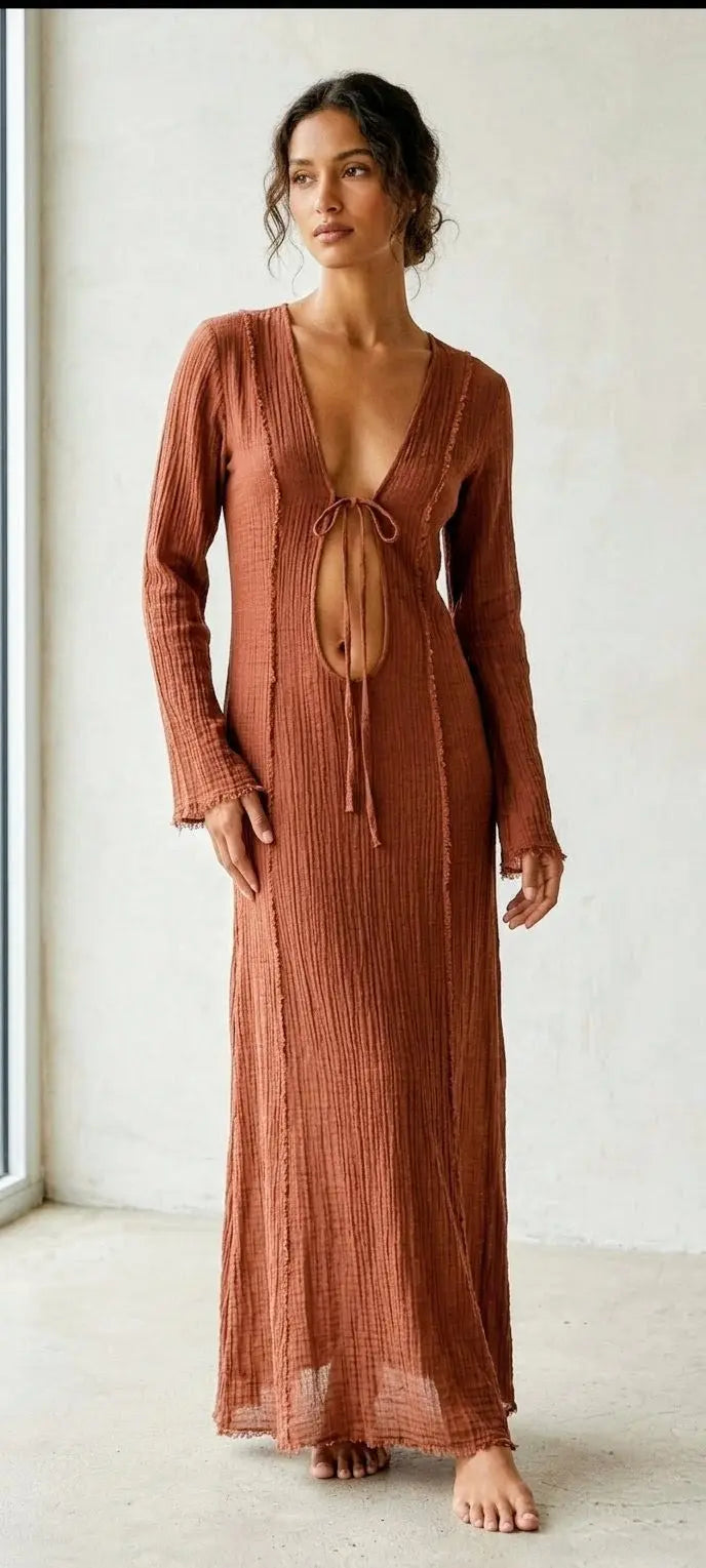 Aether Linen Dress NIMAconcept