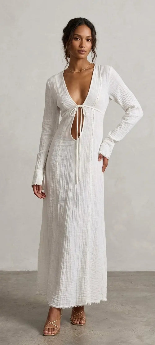 Aether Linen Dress NIMAconcept